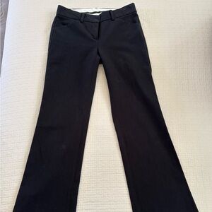 Theory Black Flare Stretch Chino Pants